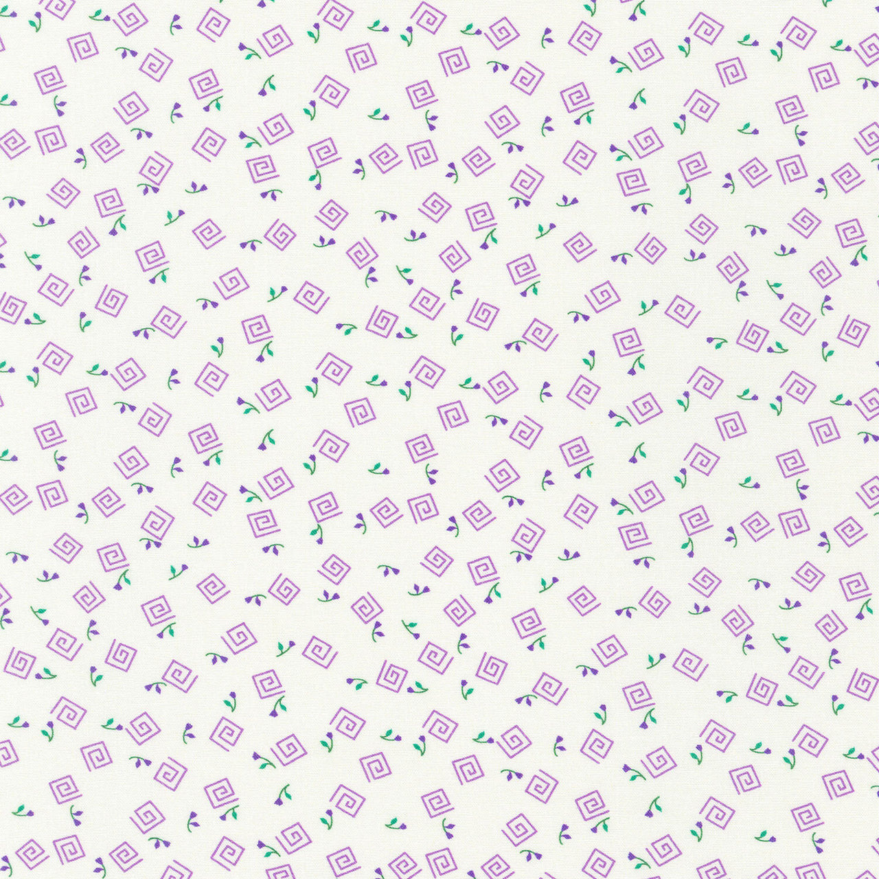 At The Cottage - Spiral Purple Yardage