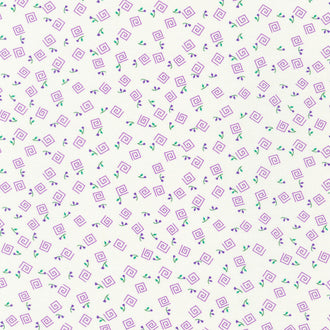 At The Cottage - Spiral Purple Yardage