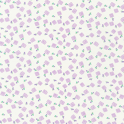 At The Cottage - Spiral Purple Yardage