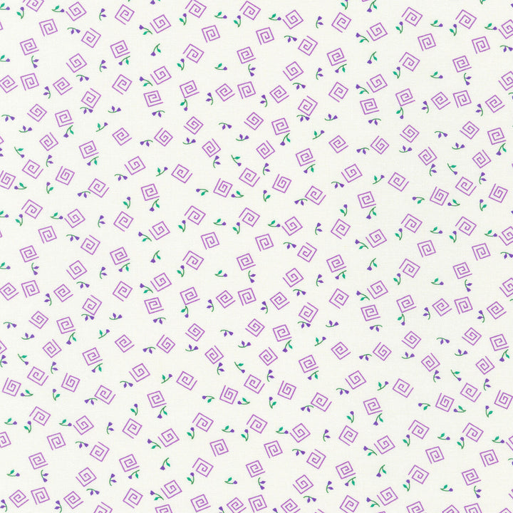 At The Cottage - Spiral Purple Yardage