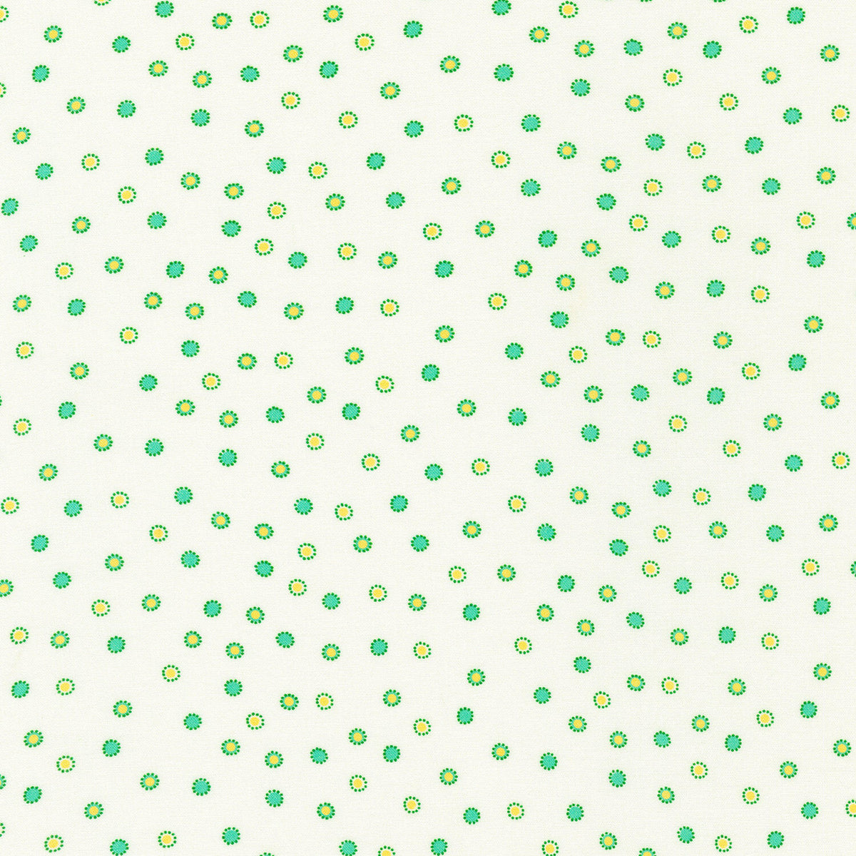 At The Cottage - Dots Aloe Yardage