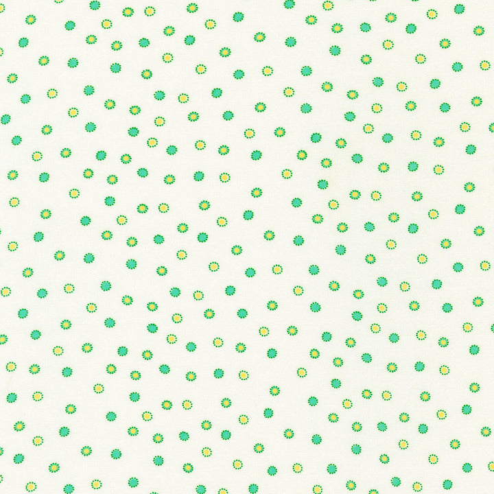 At The Cottage - Dots Aloe Yardage