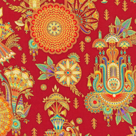 Ancient Beauty - Crimson Yardage