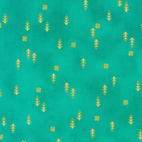 Ancient Beauty - Symbols Turquoise Yardage
