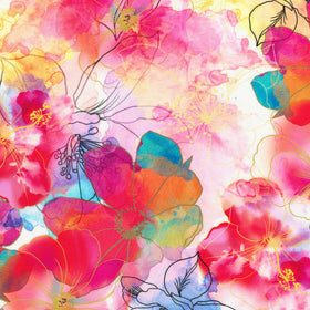 Artful Blooms - Peony Yardage