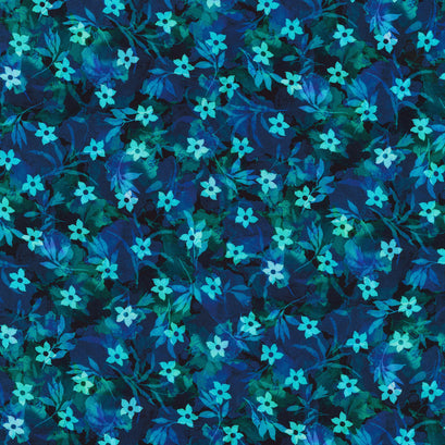 Artful Blooms - Peacock Yardage