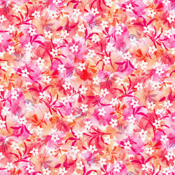 Artful Blooms - Breezy Florals Honeysuckle Yardage