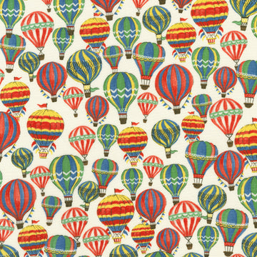 American Vintage - Hot Air Balloons Ivory Yardage