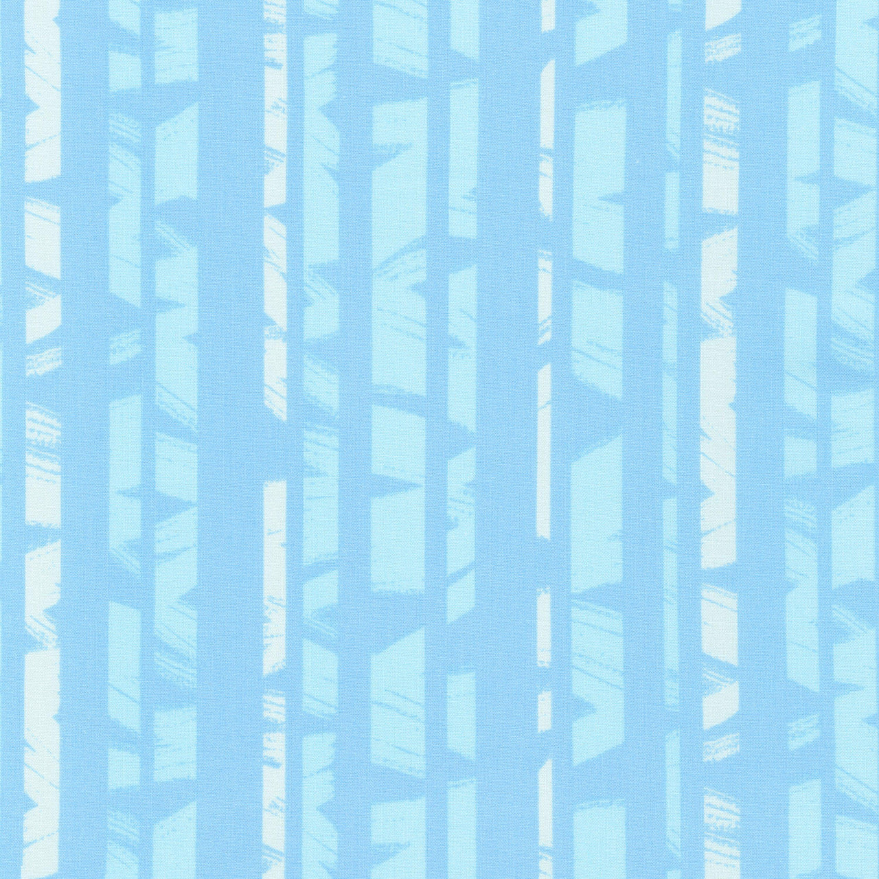 Brushy - Pointy Stripe Sky Yardage