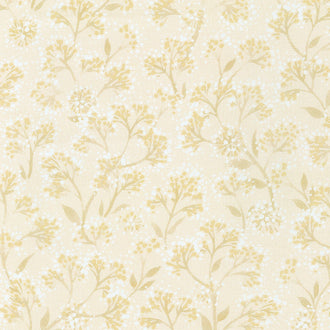 Backdrop Wide - Floral Cream Yardage