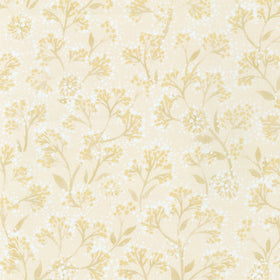 Backdrop Wide - Floral Cream Yardage