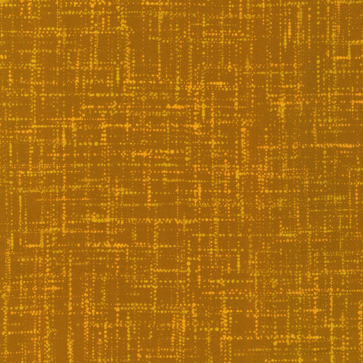 Backdrop Wide - Crosshatch Ochre Yardage