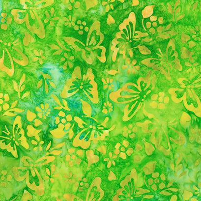 Butterfly Habitat - Lime Yardage