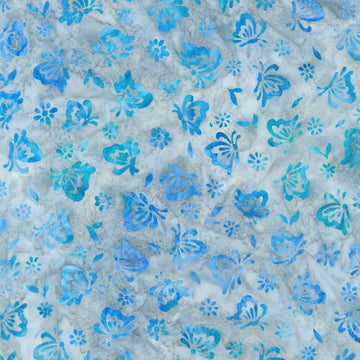 Butterfly Habitat - Coastal Fog Yardage