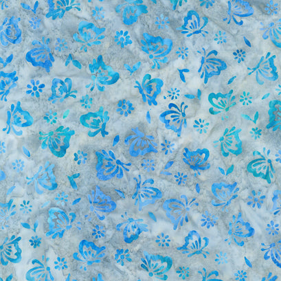 Butterfly Habitat - Coastal Fog Yardage
