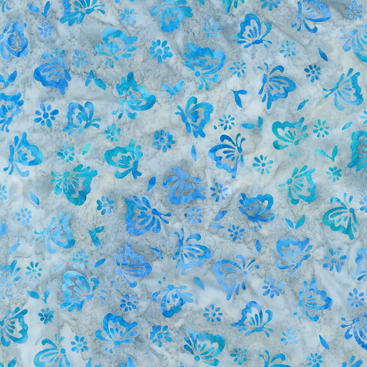 Butterfly Habitat - Coastal Fog Yardage