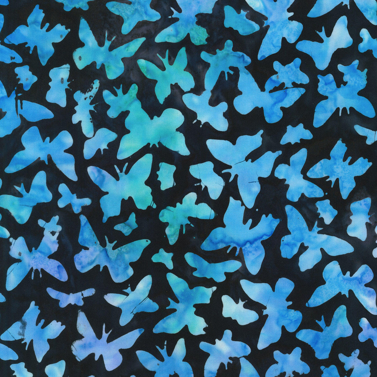 Artisan Batiks Butterfly Habitat - Fluttering WIngs Evening Yardage