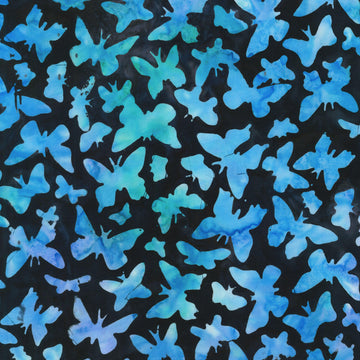 Artisan Batiks Butterfly Habitat - Fluttering WIngs Evening Yardage