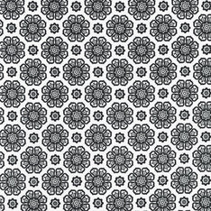 Blackout - Flowers Snow Yardage
