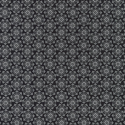 Blackout - Snowflake Jet Yardage