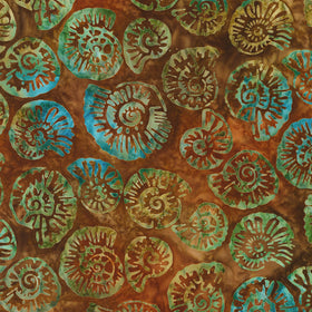 Beachcombers - Shells Sepia Yardage