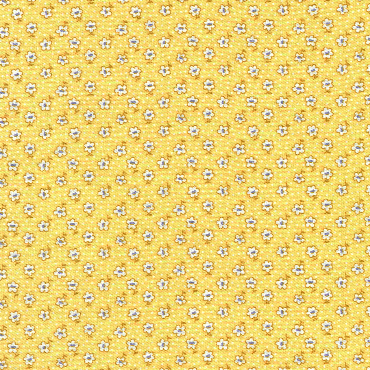 Blast From The Past - Daisies Yellow Yardage