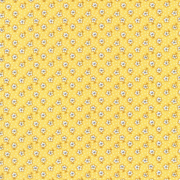Blast From The Past - Daisies Yellow Yardage