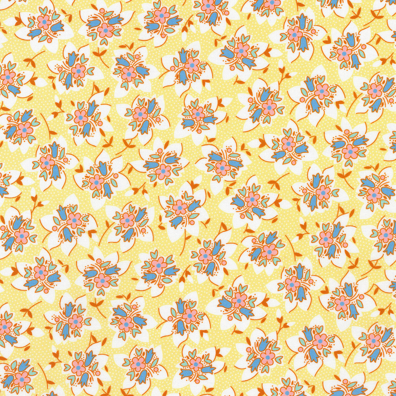 Blast From The Past - Yellow Yardage