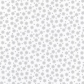 Cozy Cotton Flannel - Flowers White Yardage