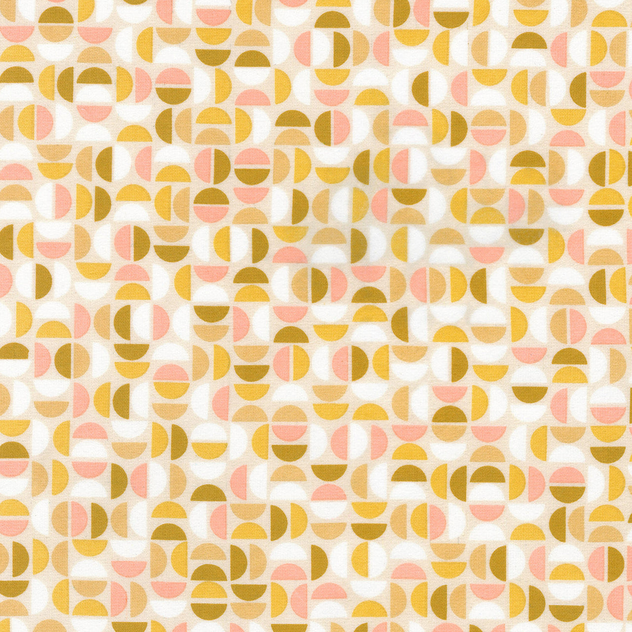 Cozy Cotton Flannels - Geometric Natural Yardage