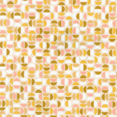 Cozy Cotton Flannels - Geometric Natural Yardage