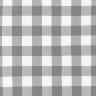 Carolina Gingham 1'' - Grey Yardage