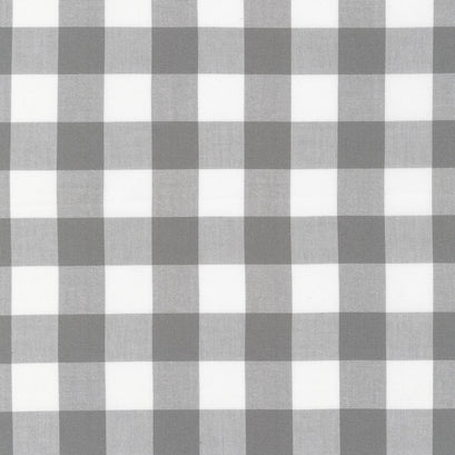Carolina Gingham 1'' - Grey Yardage