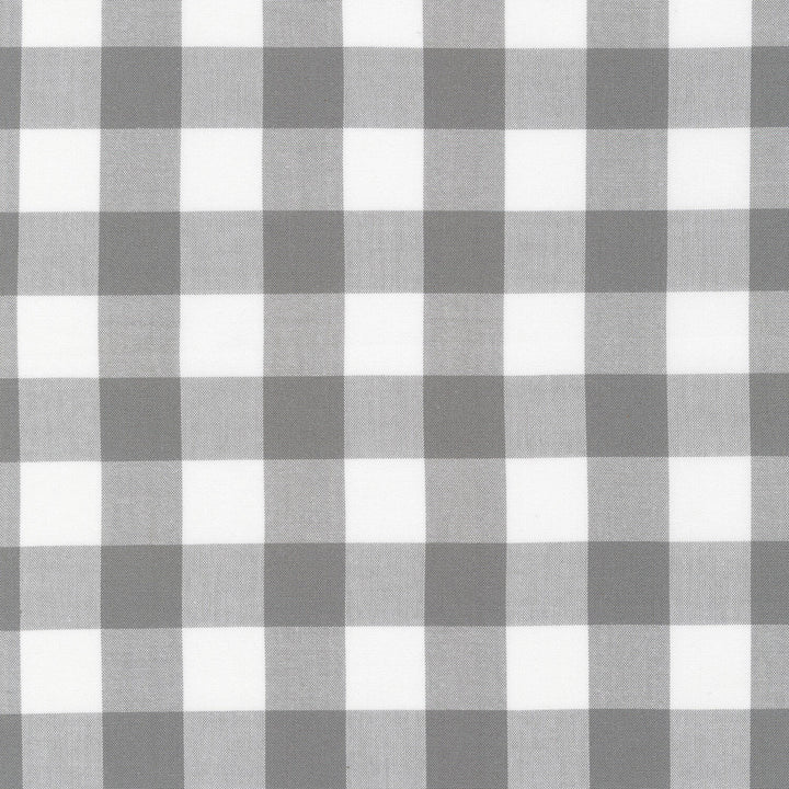 Carolina Gingham 1'' - Grey Yardage