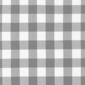 Carolina Gingham 1'' - Grey Yardage