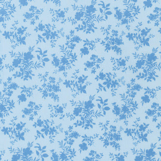 Chesterfield - Floral Lt. Blue Yardage