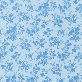 Chesterfield - Floral Lt. Blue Yardage