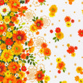 Cascading Flowers - Natural Yardage
