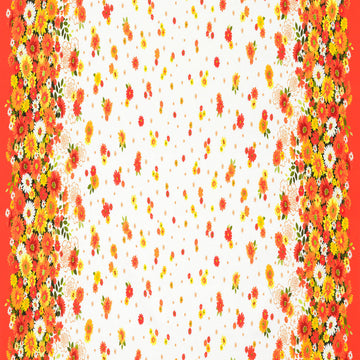 Cascading Flowers - Natural Yardage