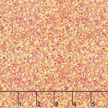 Crayon Swirls - Happy Swirls Ember Yardage
