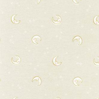 Cozy Cotton Flannel Over the Moon - Tossed Moons Natural Yardage