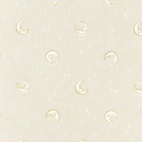Cozy Cotton Flannel Over the Moon - Tossed Moons Natural Yardage
