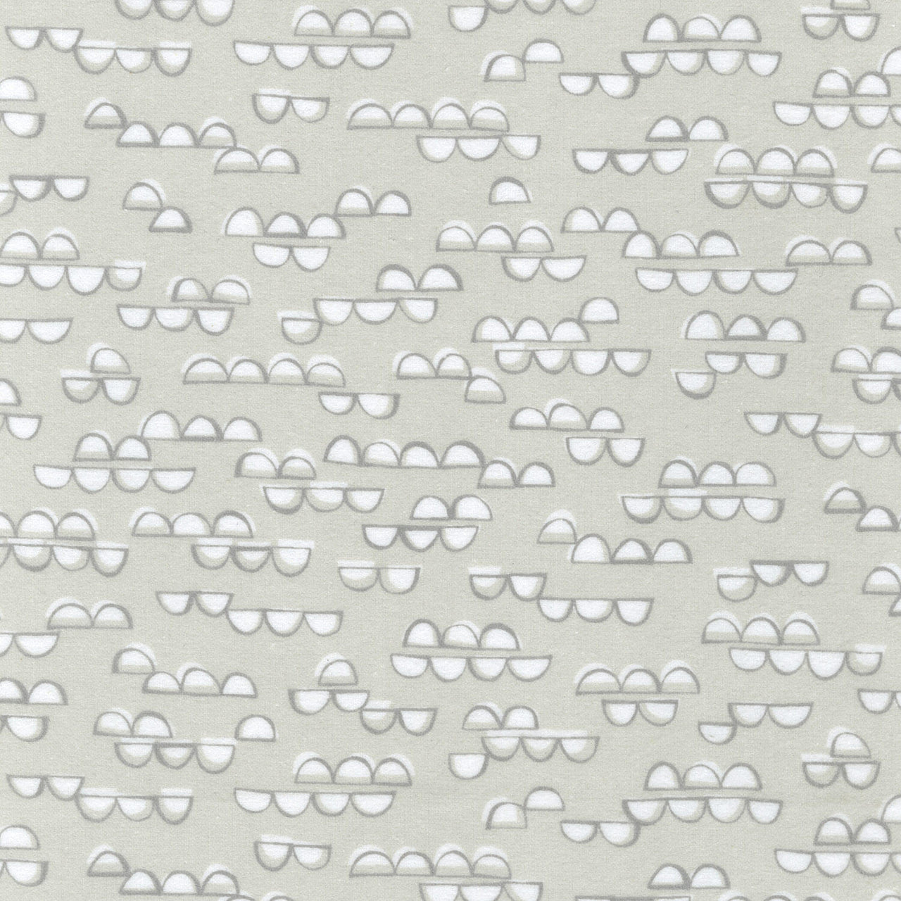 Cozy Cotton Flannel Over the Moon - Clouds Dove Yardage