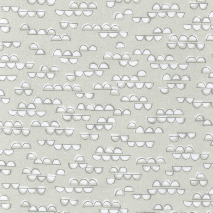 Cozy Cotton Flannel Over the Moon - Clouds Dove Yardage