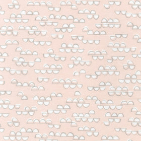Cozy Cotton Flannel Over the Moon - Clouds Pearl Pink Yardage
