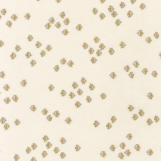 Cozy Cotton Flannel Over the Moon - Birds Caramel Yardage