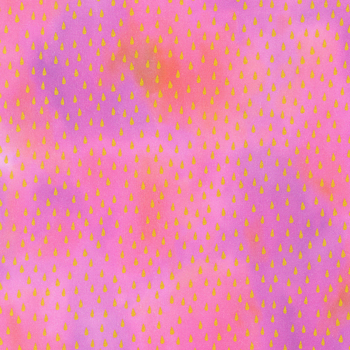 Chromaticity - Mottled Raindrops Blossom Yardage