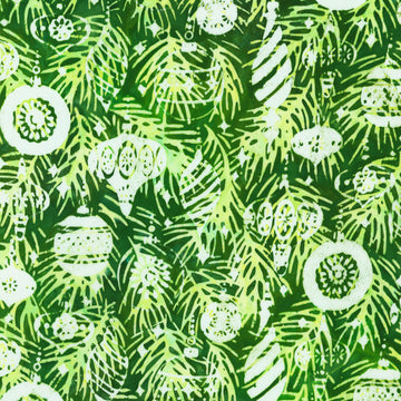 Artisan Batiks - Colors Of Christmas - Ornaments Pine Yardage