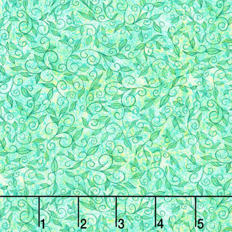 Calixta - Vines Sea Glass Yardage