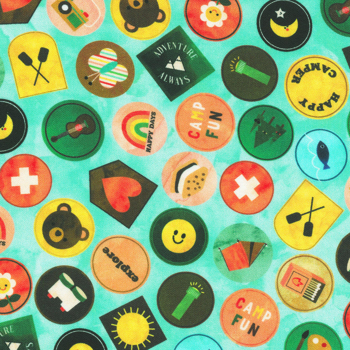 Campground Critters - Badges Aqua Yardage